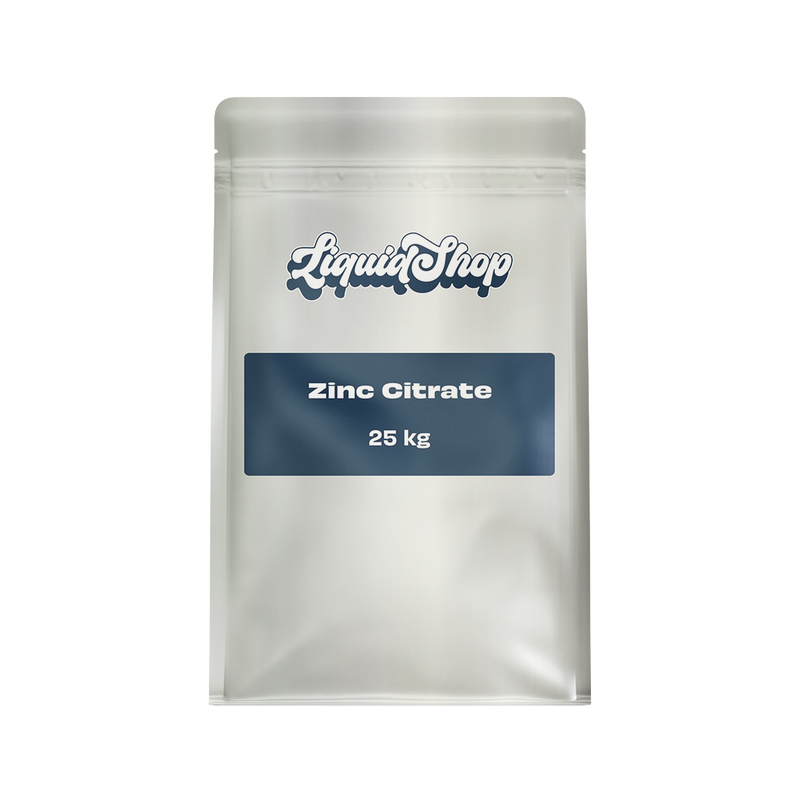 Zinc Citrate bulk food-grade mineral powder bag — LiquidShop Canada