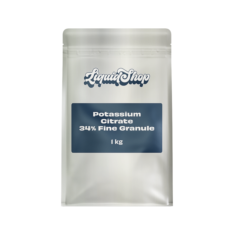 Potassium Citrate 34% Fine Granule bulk food-grade powder bag — LiquidShop Canada