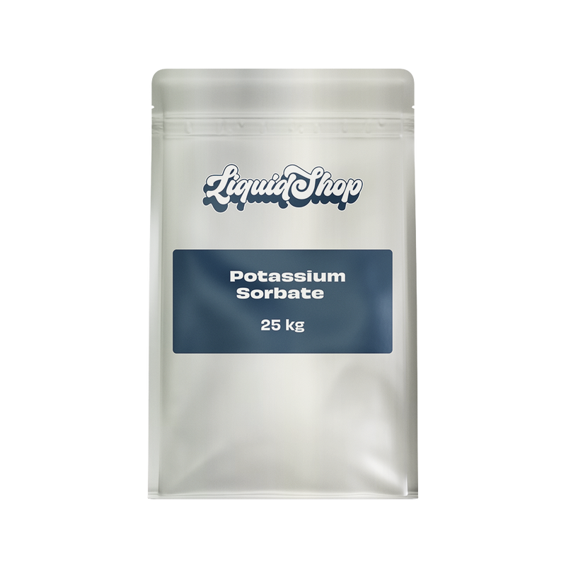Potassium Sorbate bulk food-grade preservative powder bag — LiquidShop Canada