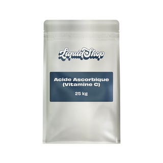 Acide Ascorbique (Vitamine C) — poudre de qualité alimentaire en vrac, sac LiquidShop Canada