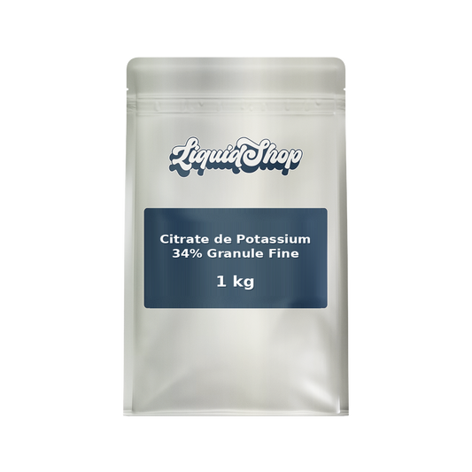 Citrate de Potassium 34% Granule Fine — poudre de qualité alimentaire en vrac, sac LiquidShop Canada