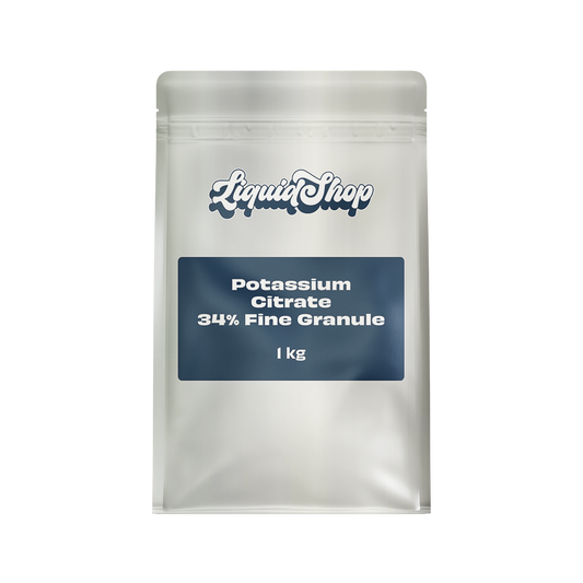Potassium Citrate 34% Fine Granule bulk food-grade powder bag — LiquidShop Canada