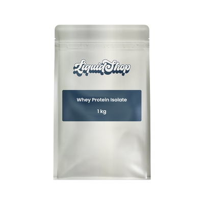 Whey Protein Isolate (WPI) bulk food-grade unflavoured powder, 1 kg resealable pouch — LiquidShop Canada